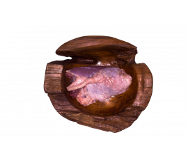 Putenoberkeulenfleisch mit Haut am Stück 500g