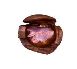 Putenoberkeulenfleisch mit Haut am Stück 500g